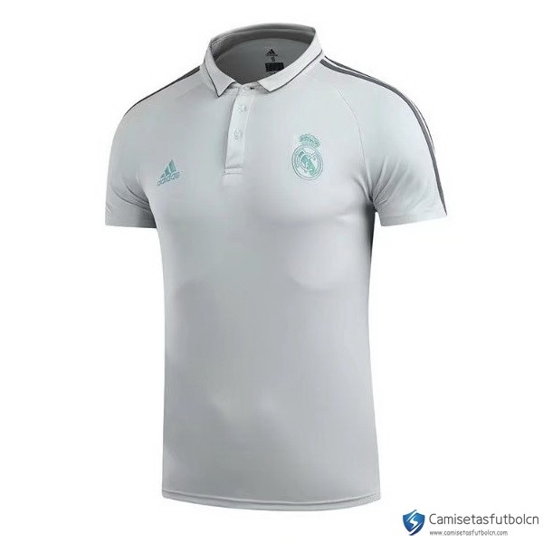 Polo Real Madrid 2017-18 Blanco Verde